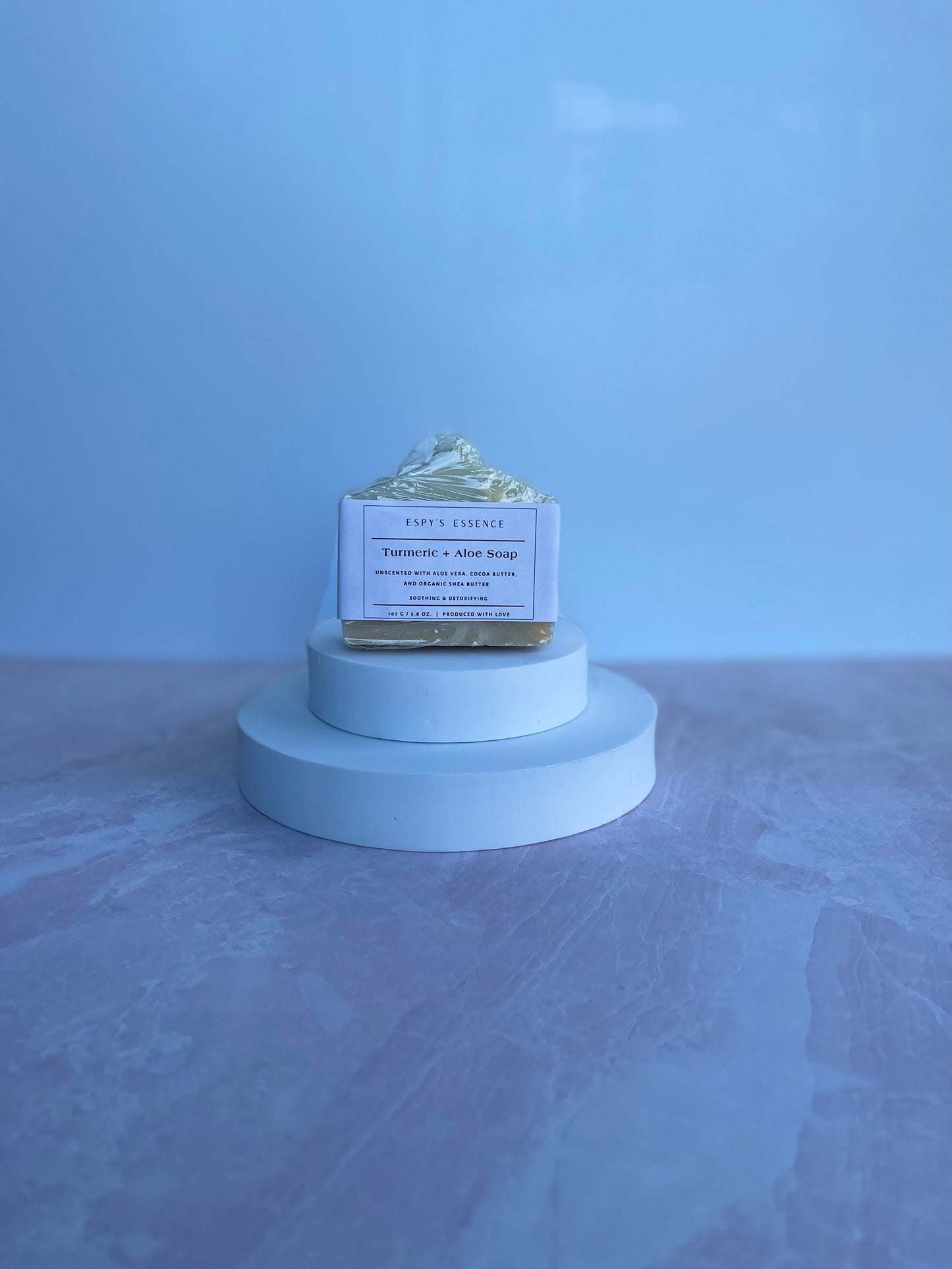 cold process soap Turmeric + Aloe