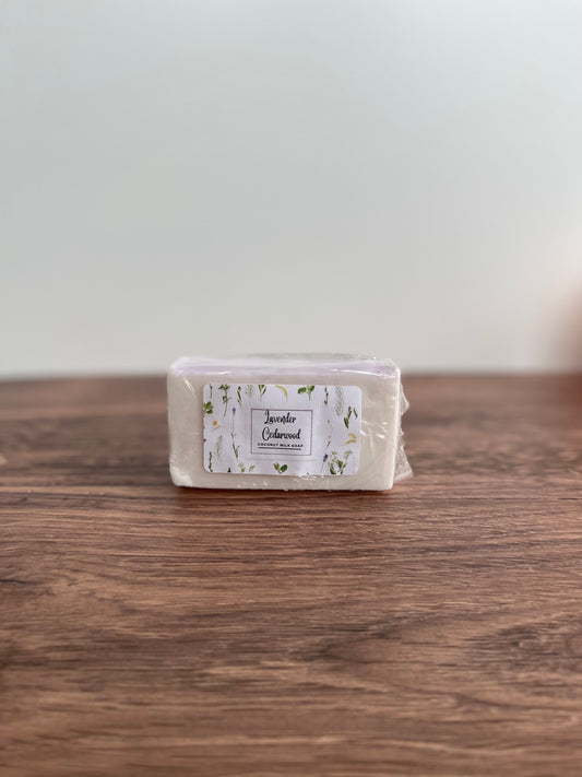 Lavender +Cedarwood Coconut milk Soap