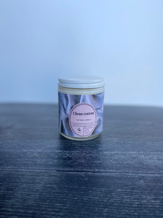 Clean cotton candle